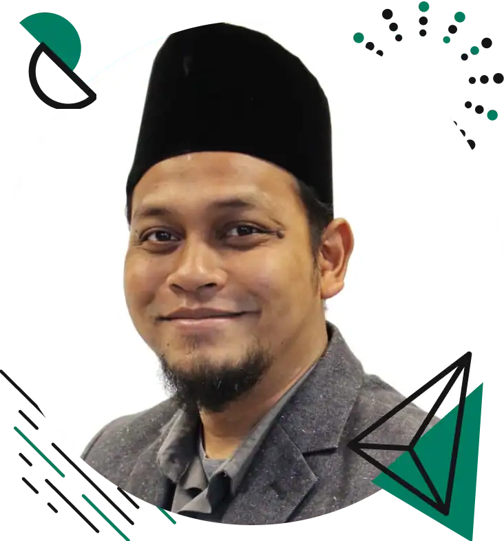 Smiling man in traditional hat and suit.