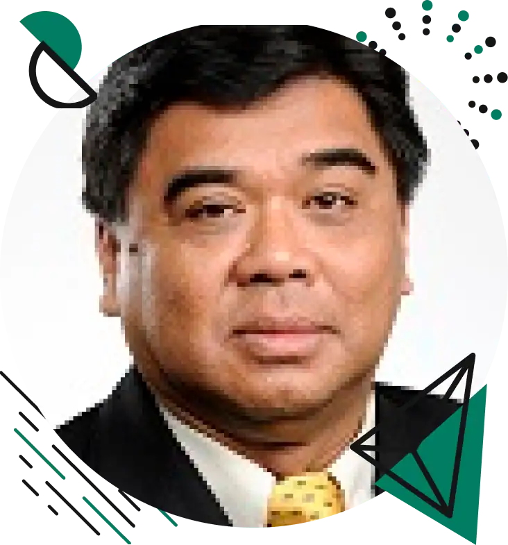 Businessman in suit and yellow tie portrait.